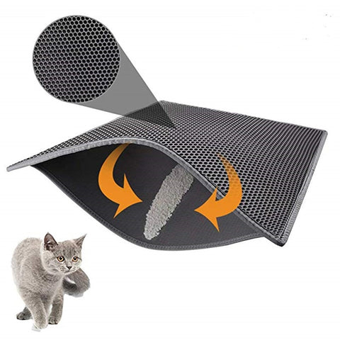 Double Layer Cat Litter Trapping