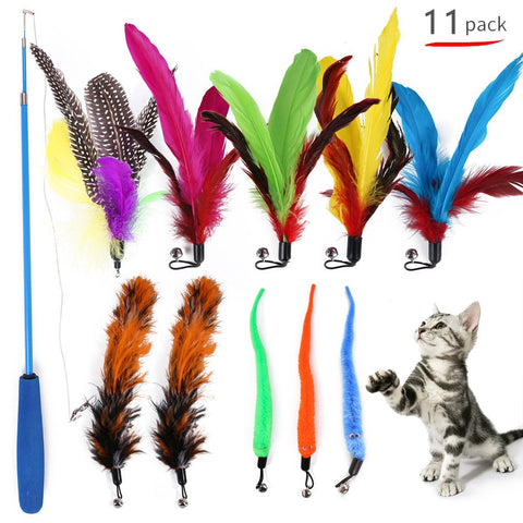 Replacement Cat Feather Toy Set